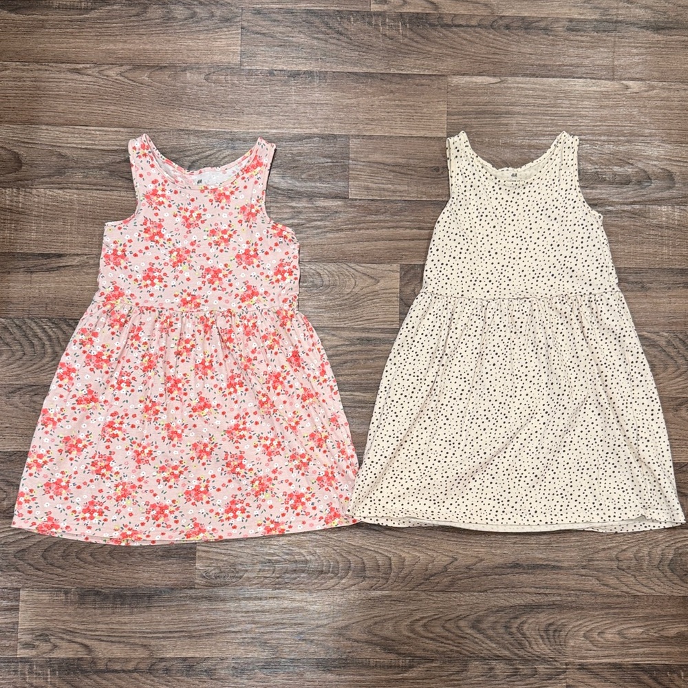 Floral and Polka Dot Kids Dresses